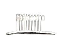 Strumenti per chitarra 9 accessori per il raggio delle corde del basso righello per la misurazione delle corde della chitarra