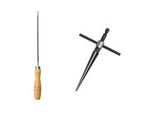 Strumenti Per Chitarra Alesatore Conico Manuale Con Impugnatura Esagonale Per Set Di Strumenti Di Installazione Del Chiodo Di Coda Del Foro Del Pickup Della Chitarra Elettrica(Set)