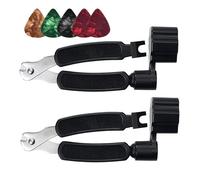 Strumenti per chitarra String - Tuning Cutter, Chitarra Bridge Peg Tuner | For Musicians Chitarists Beginner Studio Rehearsals Performances Stage Shows Winders Changers Picks Trimmers Changing Tools.