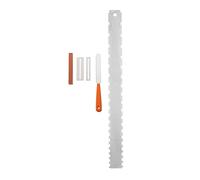 Strumenti per chitarra Strumento per liutaio per chitarra, include strumento per la creazione di bendaggi per tasti per chitarra, in acciaio inox, strumenti per chitarra con bordo dentellato (5 pezzi)