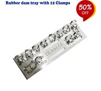 Strumenti Per DENTALE ENDODONZIA Con Vassoio E 12 Morsetti Completi