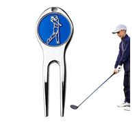 Strumenti per divot da golf - strumento per prato in lega di zinco, pennarello magnetico da golf | Strumento di riparazione di marchi di palla resistente alla ruggine, fissatore verde compatto per la