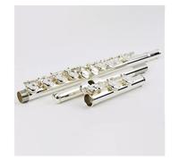 Strumenti Per Flauto Placcato Argento Con Chiave C In Cupronichel C A 16 Fori Con Custodia E Accessori Flauto Traverso Kit