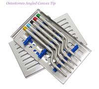 Strumenti Per Impianti Ossei Con Manico Convesso Offset Per Sinus Lift Osteotomi