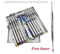Strumenti Per Impianti Ossei Con Manico Convesso Offset Per Sinus Lift Osteotomi