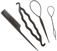 Strumenti per intrecciare i capelli, accessori per acconciature veloci, design alla moda per acconciature fai da te per coda di cavallo e chignon per donne e ragazze