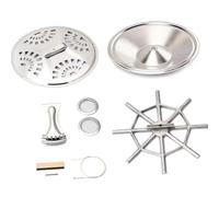 Strumenti Per La Costruzione Della Chitarra 8 Pezzi Coni Risonatori Per Chitarra Schermi Per Buca Acustica Cordiera Ponte Sella Chitarra Per Chitarra Risonatrice Resofonica