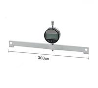 strumenti per la costruzione della chitarra Misurazione Della Curvatura Del Collo Della Chitarra, Indicatore Del Quadrante, Misurazione Della Tastiera Della Chitarra, Righello Piatto. Ripristina La Ca