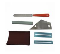 strumenti per la costruzione della chitarra Set Di Strumenti Per Chitarra Con Guarnizione Per Levigatrice Per Tasti In Acciaio Inossidabile Per Livellatori Per Tasti Per Chitarra