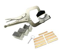 strumenti per la costruzione della chitarra Strumento Di Inserimento Per Pressa Per Tasti Portatile Con Tastiera Con 9 Inserti A Raggio Lo Strumento Di Riparazione Per Liutaio Per Chitarra Si Regola F