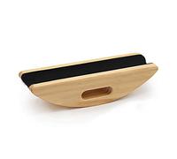 Strumenti per la creazione di chitarra 1 pezzo Chitarra Basso Collo Resto Semicircolare Staffa in Legno Supporto Collo Chitarra Fretwork Sughero Foderato