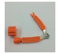 Strumenti per la creazione di chitarra 3 in 1 avvolgicorda per pioli per chitarra + estrattore per pin + taglierina per corde Set di strumenti per chitarra multifunzione (colore: arancione)