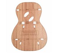 Strumenti per la creazione di chitarra Ukulele da 58 cm modello in acrilico per chitarra a quattro corde piccola forma stampo foro sonoro posizione fascio sonoro (colore: 2)