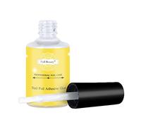 Strumenti per la cura dei piedi, fresa per nail art, pellicola adesiva in gel per adesivi a forma di cielo stellato, per il trasferimento delle unghie, punte decorative, colore bianco, 15 ml, per 22