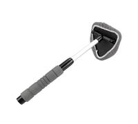 strumenti per la pulizia del parabrezza Raschietto per vetri auto, sbrinatore, detergente per vetri auto in microfibra, retrattile(1 Set Gray)
