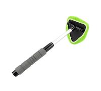 strumenti per la pulizia del parabrezza Raschietto per vetri auto, sbrinatore, detergente per vetri auto in microfibra, retrattile(1 Set Green)