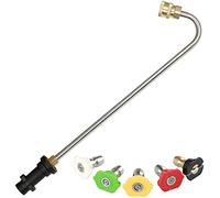 Strumenti per la pulizia della grondaia Karcher K2-7, lancia con 5 ugelli spray per idropulitrice, scopa a forma di U