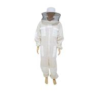 Strumenti per l'apicoltura, Tuta Da Apicoltore Traspirante A Tre Strati Con Maschera Facciale Rotonda, Abbigliamento Professale For Apicoltura, Tuta , Costume Ape(M)