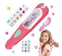 Strumenti per lo styling dei capelli con diamanti glitterati, set per lo styling dei capelli con pietre preziose per illuminare le ragazze, treccia automatica, con diamanti brillanti riutilizzabili