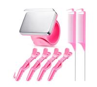 Strumenti Per Lo Styling Dei Polsini Da 7 Riducono L'effetto L'impugnatura Ergonomica Per Set Pettini Per Capelli Con Custodia Per Trasporto in Casa