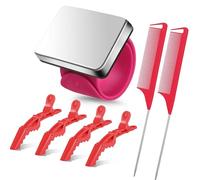 Strumenti Per Lo Styling Dei Polsini Da 7 Riducono L'effetto L'impugnatura Ergonomica Per Set Pettini Per Capelli Con Custodia Per Trasporto in Casa