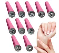 Strumenti per nail art per principianti, penne per unghie 12 colori, penne per smalto per unghie, set di penne a punto, set di penne per tampone per unghie, kit di progettazione per unghie p