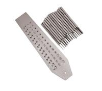 Strumenti per orologi - Strumento per rubinetto manuale, strumenti per la creazione di gioielli, set di strumenti per filettare la vite | Set di maschi per filettatura, set di maschi e matrici, 14