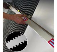 Strumenti per piastrelle Strumento per livellare piastrelle da parete Cazzuola per piastrelle da parete Cazzuola per tacca quadrea perfetta per piastrelle da parete di grandi dimensioni Piastrelle in