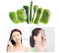 Strumenti per raschiare Gua Sha Resina Acupoint Pen Stones Massaggio Pettine