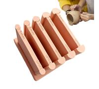 Strumenti per rollare l'argilla, kit guida per lo spessore della ceramica, set di corde per stampa 3D con controllo di precisione della spaziatura per gioielli, orecchini, ciondoli, impastare