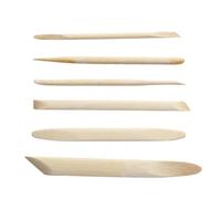 Strumenti per Scolpire l'Argilla 6 Pezzi Forniture in Legno per Arte e | Utensili da Scultura Adatto a Pittura Pasta Silicone Resina Schiuma mica Essiccabile all'Aria