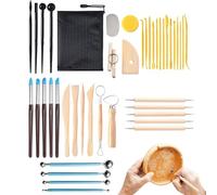 Strumenti per scolpire l'argilla, kit di strumenti per ceramica - Set per la realizzazione in ceramica con strumenti di modellazione della custodia, fornitura di sculture di dispositivi di