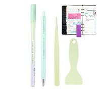 Strumenti Per Scrapbooking - Forniture Per Scrapbooking, Strumenti Di Creazione Per Scrapbooking | Kit Di 4 Penne A Colla, Set Di Strumenti Manuali Adesivi Forti Per Incollaggio, Carta Arte, F
