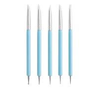 Strumenti per unghie, doppia punta per intagliare, spazzola per capelli interattivi, flessibili in ceramica e ceramica, accessori per la cura di ceramica, S & Crafts da 5,9 pollici