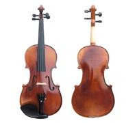 Strumenti Per Violino Violino professionale fatto a mano con paletta e cordiera in ebano custodia archetto inclusi(1-2)