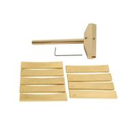 Strumenti Professionali Per La Liuteria Chiave Esagonale Per Inserti Per Fori E Raggi Della Piastra Dei Tasti Della Chitarra E Del Basso Strumenti Per Liutai(Gold 1set)