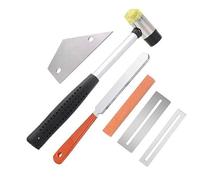 Strumenti Professionali Per La Liuteria Set Di Strumenti Per La Riparazione Di Martelli Per Tasti Di Chitarra Spessori Per Rettifica Righelli Triangolari(6-piece Set)