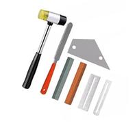 Strumenti Professionali Per La Liuteria Set Di Strumenti Per La Riparazione Di Martelli Per Tasti Di Chitarra Spessori Per Rettifica Righelli Triangolari(8-piece Set)