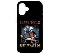 Strumenti spaventosi Proprio quello che faccio Halloween Spooky Creepy Custodia per iPhone 16