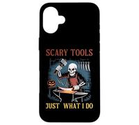 Strumenti spaventosi Proprio quello che faccio Halloween Spooky Creepy Custodia per iPhone 16 Plus