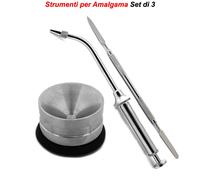 Strumenti Spingiamalgama Spatola Cemento Mortaio Amalgama Otturazione Dentale CE