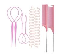 Strumenti Styling Capelli Pettine antiscivolo per intrecci | Strumento a loop capelli Ideale per Casa Feste Spiaggia Pendolarismo Quotidiano Appuntamenti Uscite Informali Scuola Salone