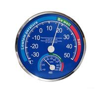 Strumento 2 in 1 per controllo del clima da parete, temperatura e umidità accurate per benefici per la salute (blu)