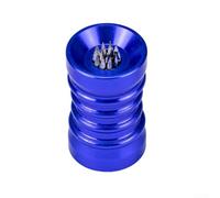 Strumento 2 in 1 per stecca da biliardo e snooker, migliora la presa del gesso e mantiene la forma della punta per colpi accurati (blu)