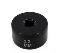 Strumento a bussola da 32 mm, struttura in lega di alluminio, attacco a cricchetto da 3/8", compatibile con forcella serie 36/38/40 per una manutenzione precisa e