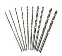 Strumento A Coclea A 10 Pezzi, Set Di Perforazione Lunga, In Metallo, Dimensioni Multiple, Strumento Di Perforazione Del Foro Per Trapano Elettrico.