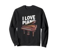 Strumento a coda I Love Piano Felpa