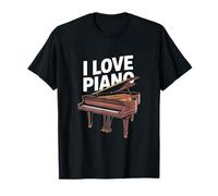 Strumento a coda I Love Piano Maglietta