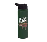 Strumento a coda I Love Piano Stainless Steel Insulated Water Bottle
