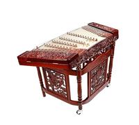Strumento A Corda Cinese - Yangqin, Palissandro Con Pattern Di Rilievo Drago, Con Base, Performance Di Band/Sostegno Al Festival